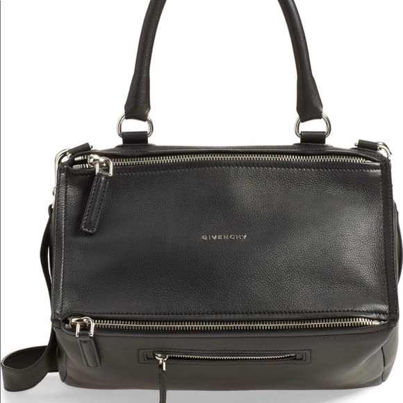 Givenchy Handbags - Givenchy Pandora Black Leather Bag